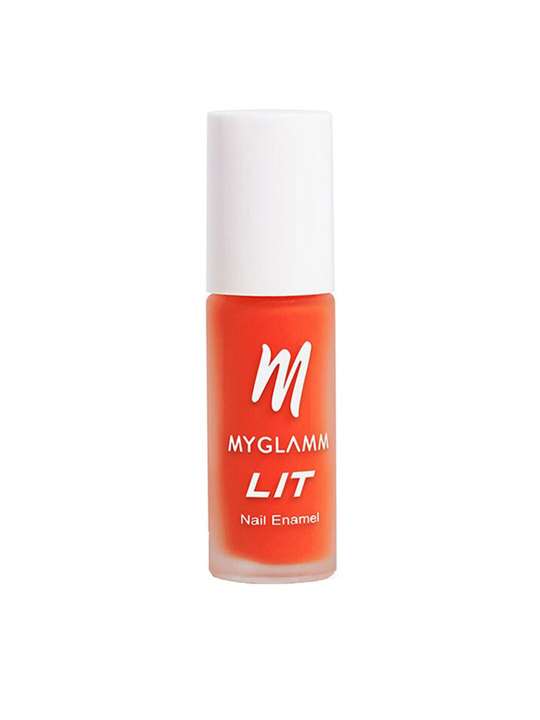 

MyGlamm LIT Matte Nail Enamel-Tea-7ml, Orange