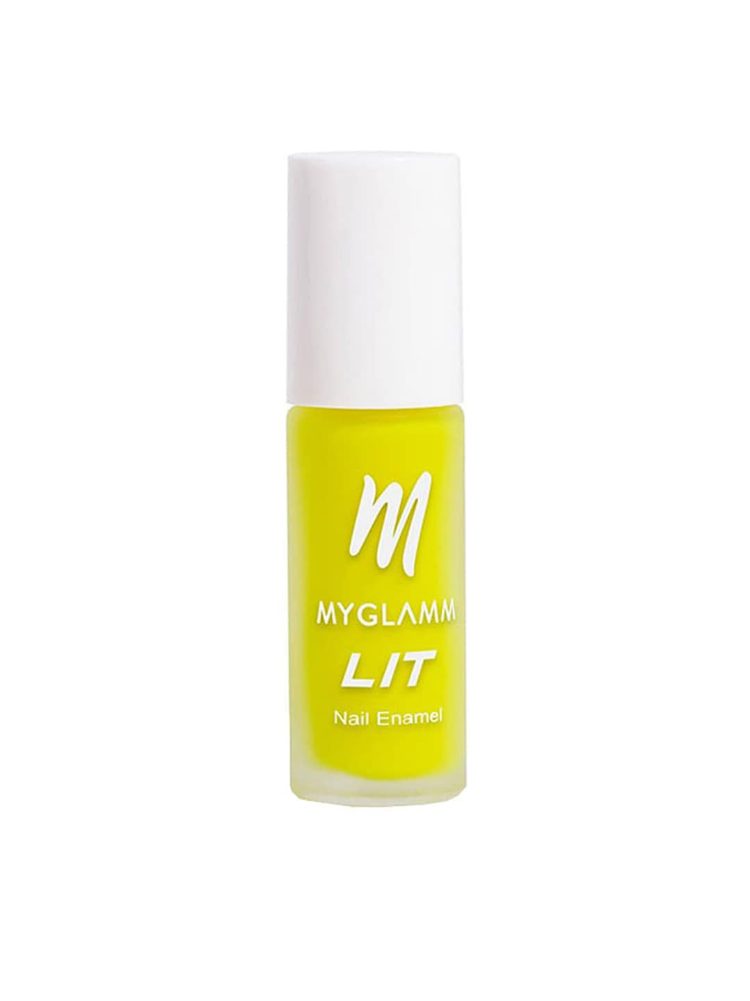 

MyGlamm LIT Matte Nail Enamel-Clapback-7ml, Yellow