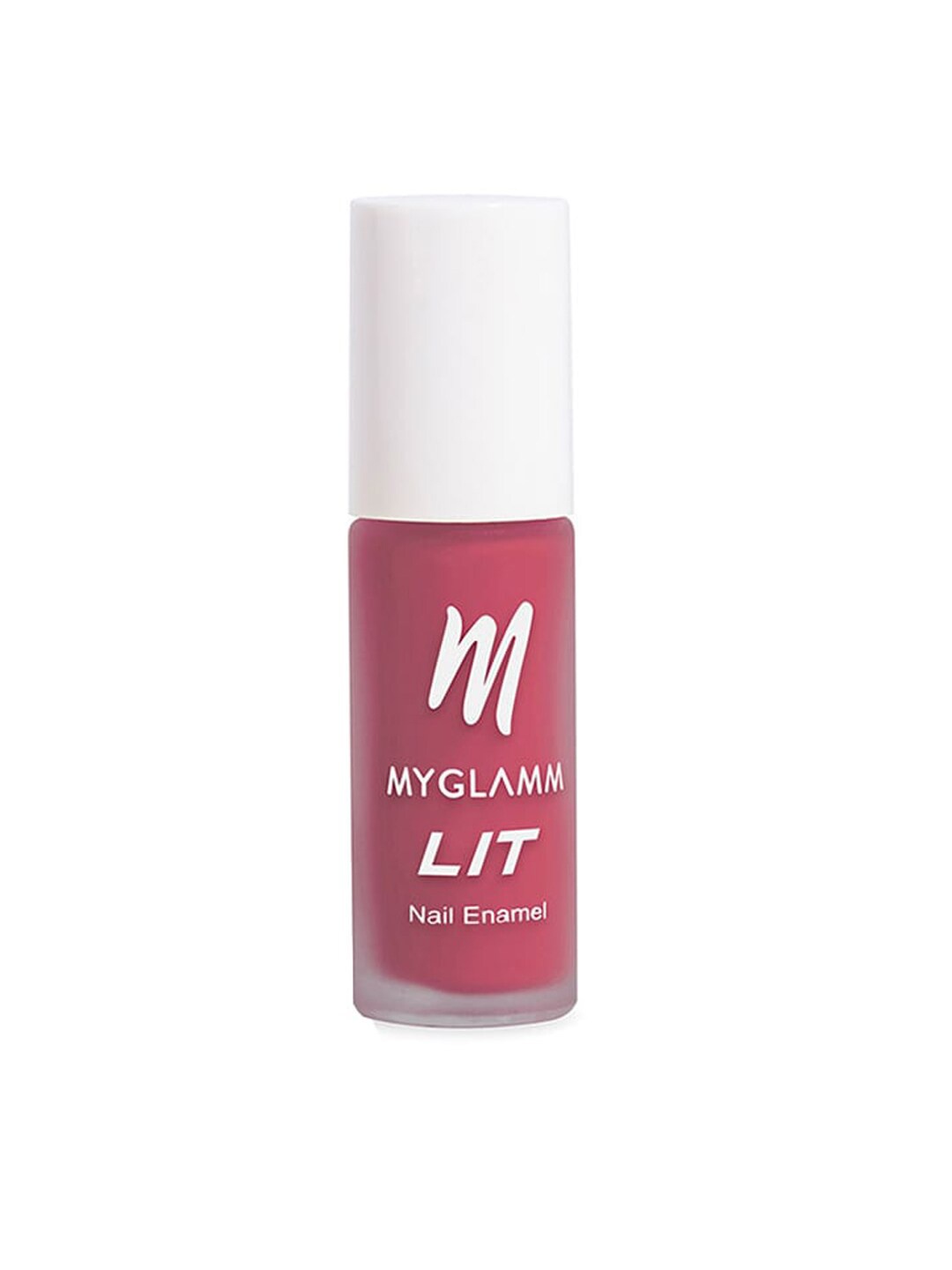 

MyGlamm LIT Matte Nail Enamel - Flex, Pink
