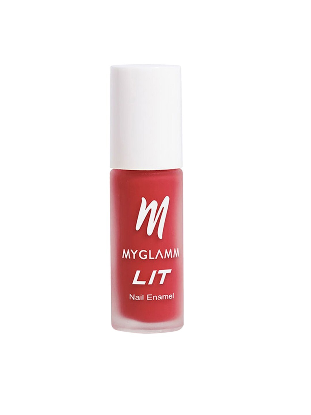 

MyGlamm LIT Matte Nail Enamel-Adulting-7ml, Red