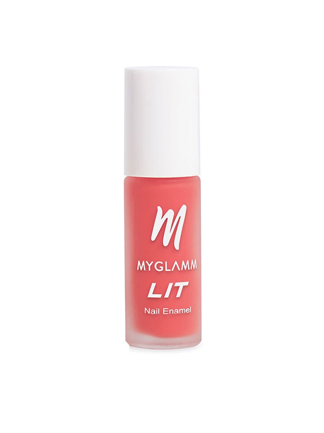 

MyGlamm LIT Matte Nail Enamel-Salty-7ml, Pink