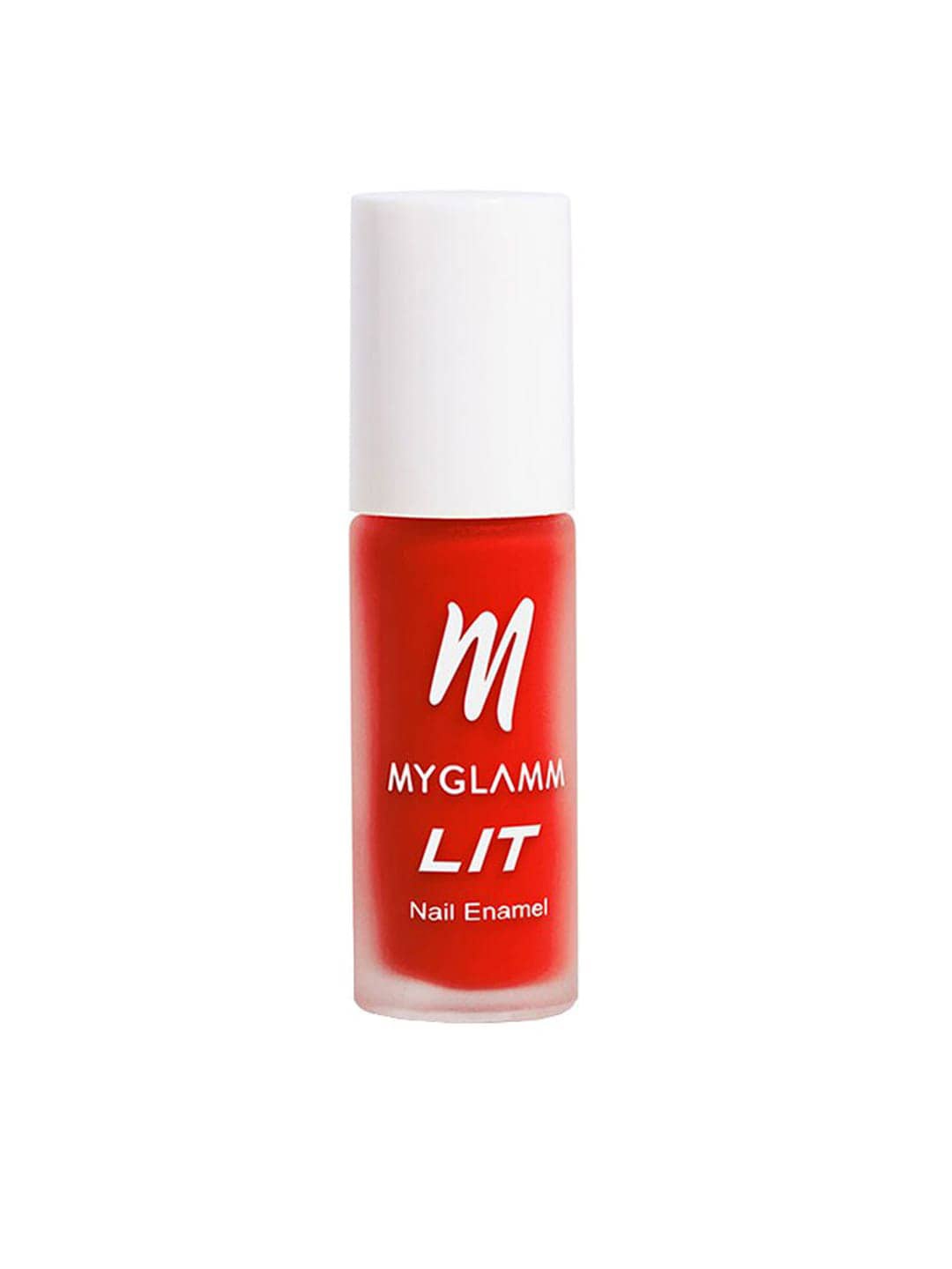 

MyGlamm LIT Matte Nail Enamel - Extra, Red
