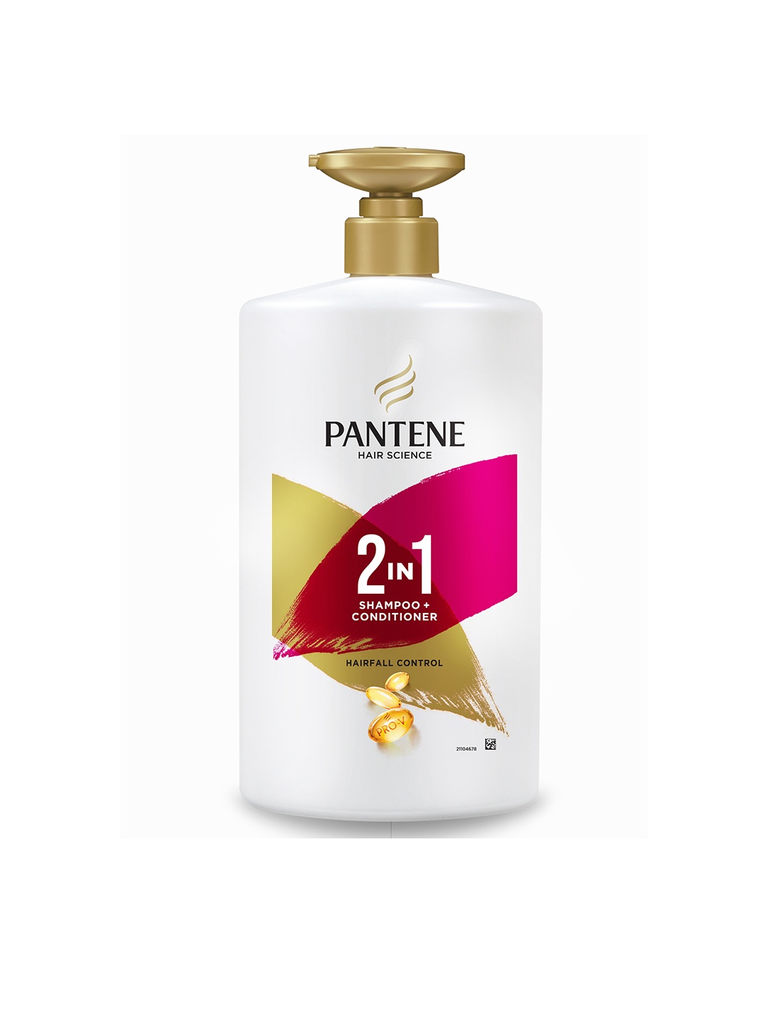 

Pantene Pro-V Advanced Hairfall Solution 2 In 1 Hairfall Control Shampoo + Conditioner- 1L, White