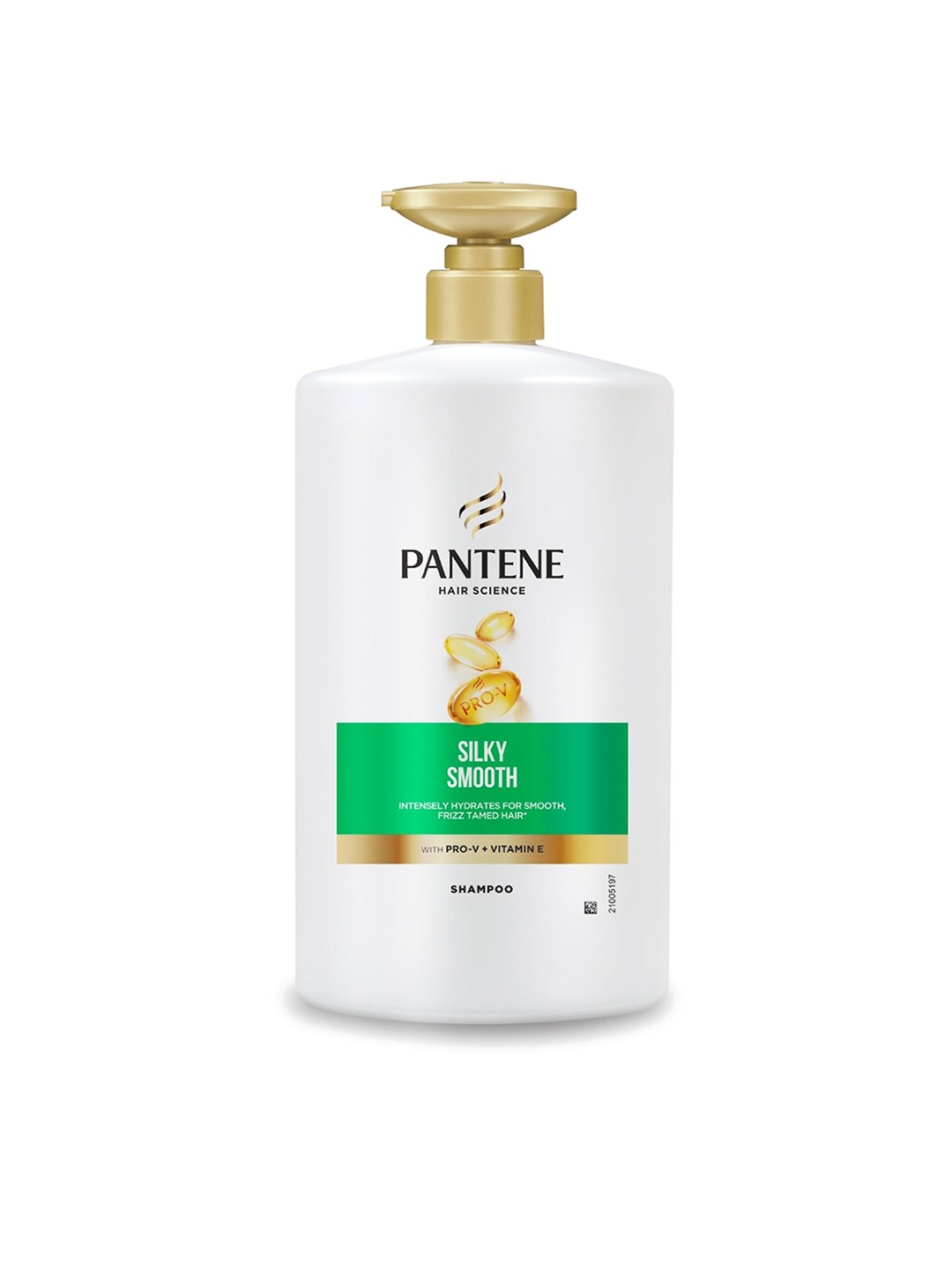 

Pantene Hair Science Silky Smooth Shampoo with Pro-Vitamins &Vitamin E - 1Ltr, White