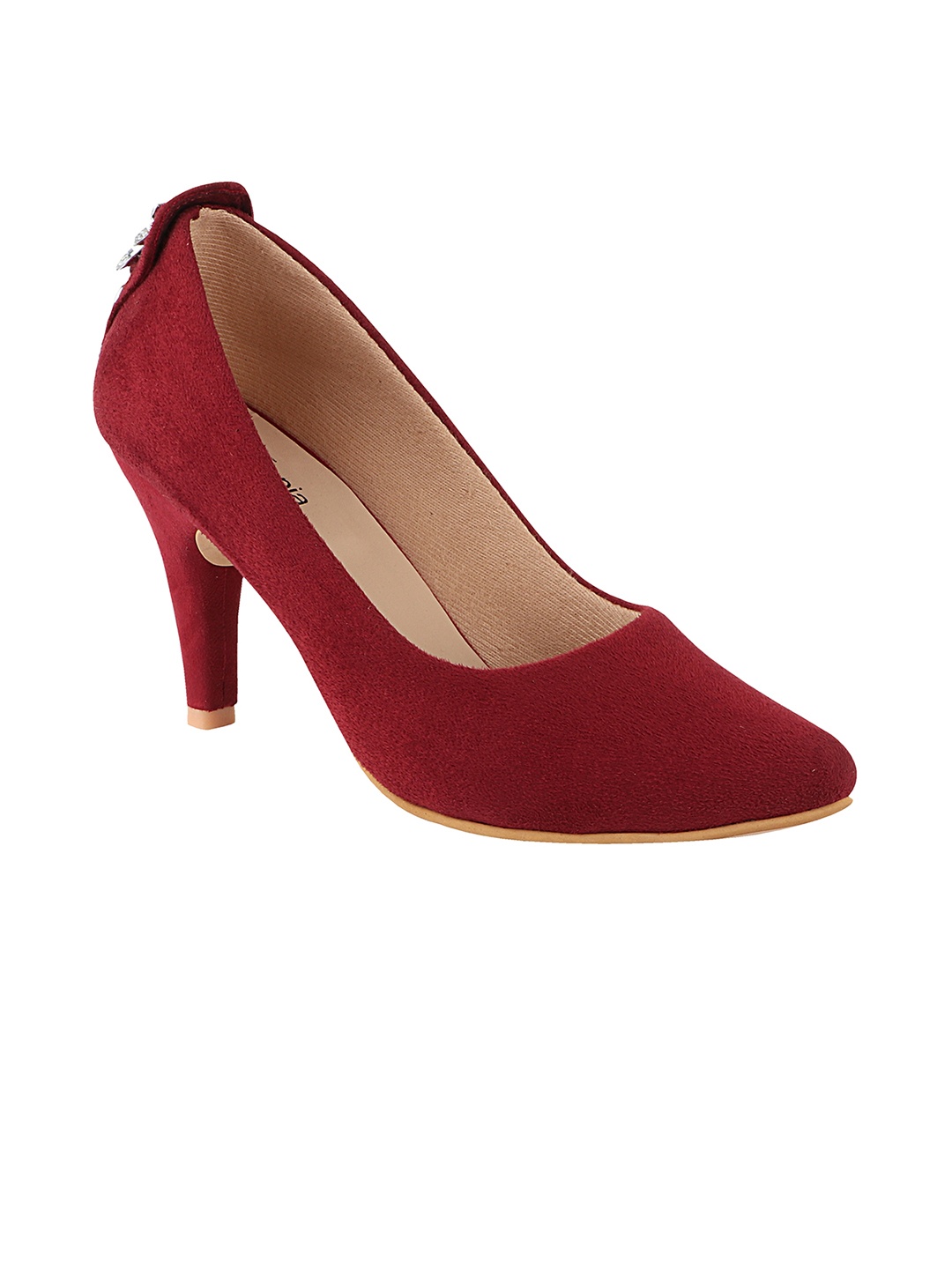 

Shoetopia Women Red Solid Pumps