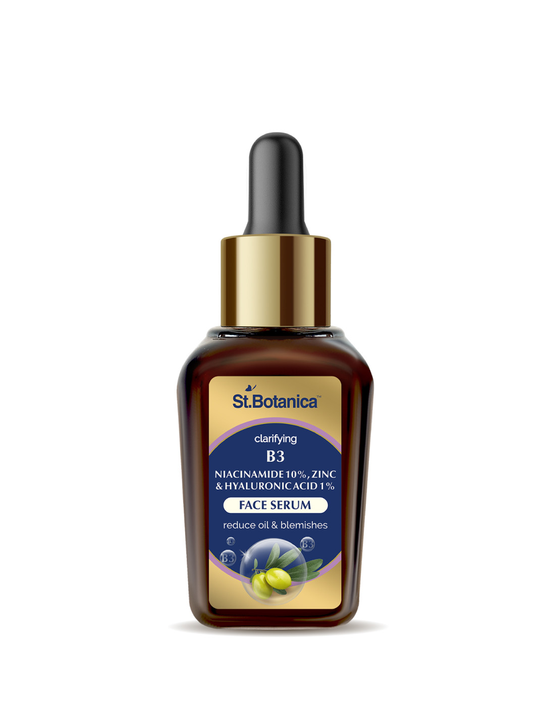 

StBotanica B3 Niacinamide Professional Face Serum 20ml, Purple