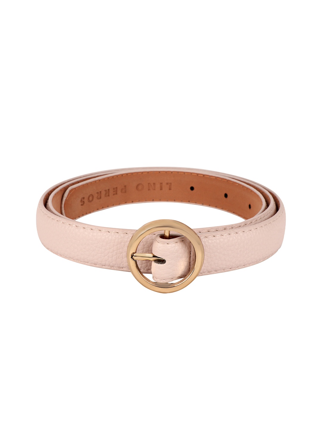 

Lino Perros Women Peach-Coloured Textured Belt