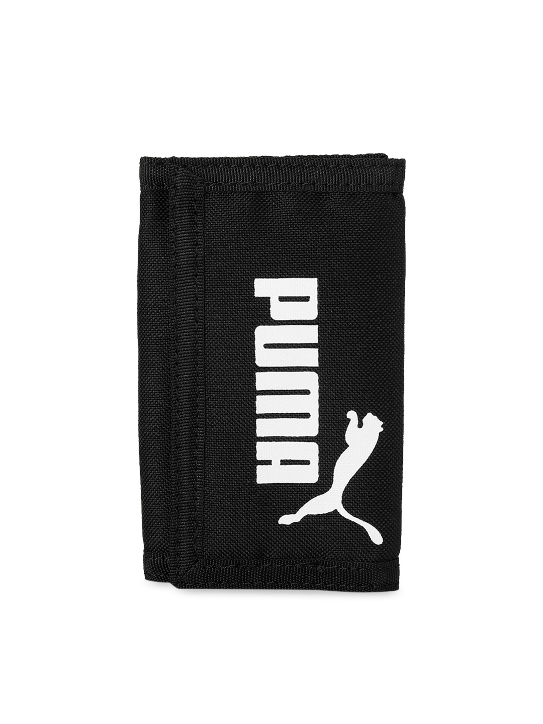 

Puma Unisex Black Printed Three Fold Wallet