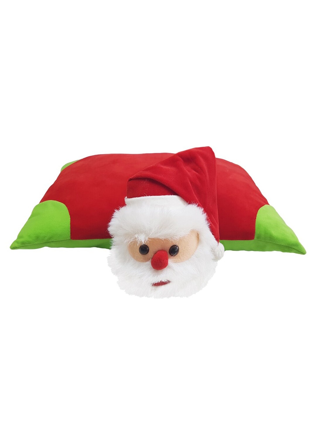 

Ultra Multicoloured Folding Santa Clause Christmas Pillow Soft Toy, Multi