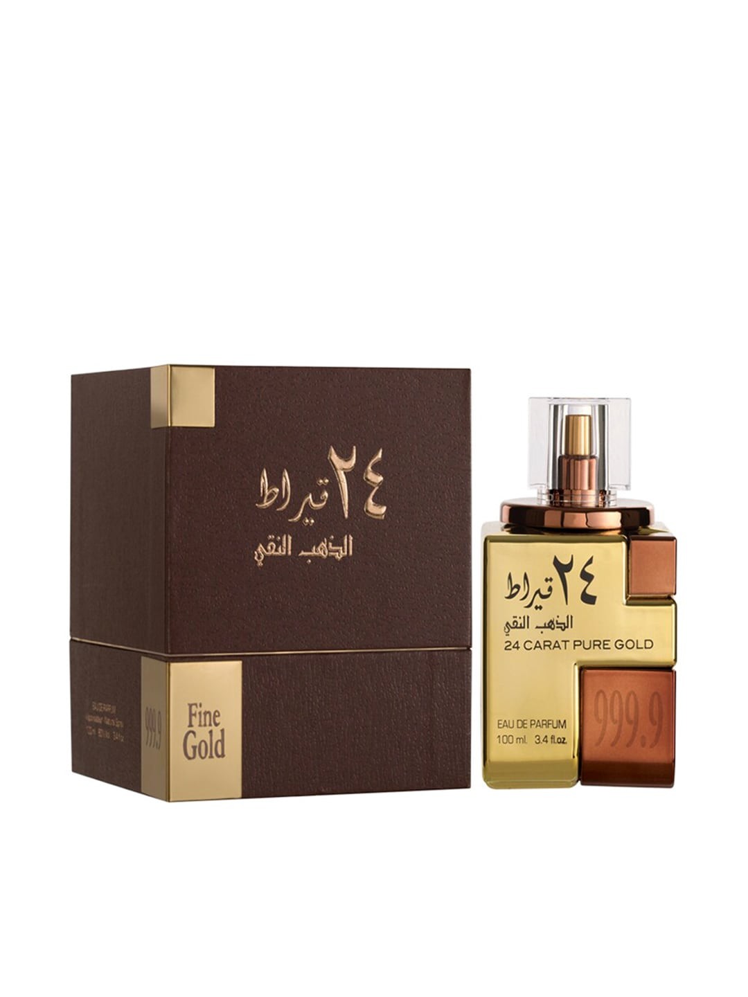 

Lattafa Unisex 24 Carat Pure Gold Eau De Parfum 100ml, Brown