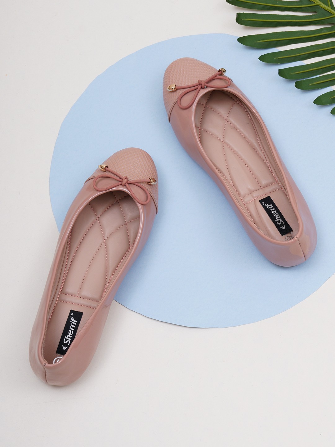 

Sherrif Shoes Women Pink Solid Ballerinas