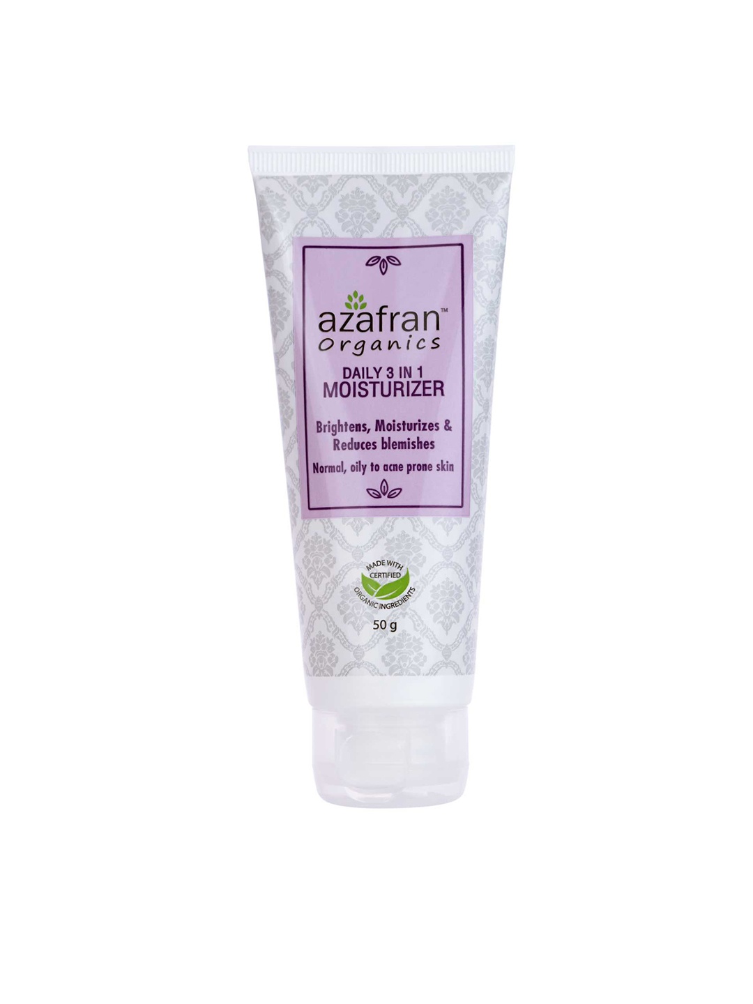 

Azafran Daily 3 IN 1 Moisturizer 50 Gm, Purple