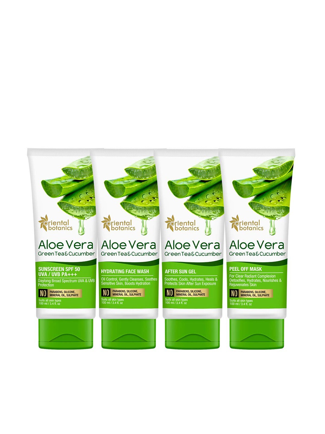 

Oriental Botanics Unisex Green Aloe Vera & Cucumber Professional Skin Care 400 gm