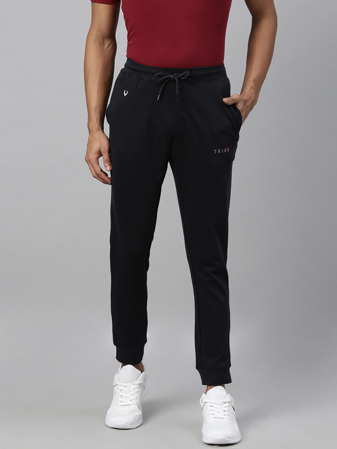 

Allen Solly Tribe Men Black Solid Joggers