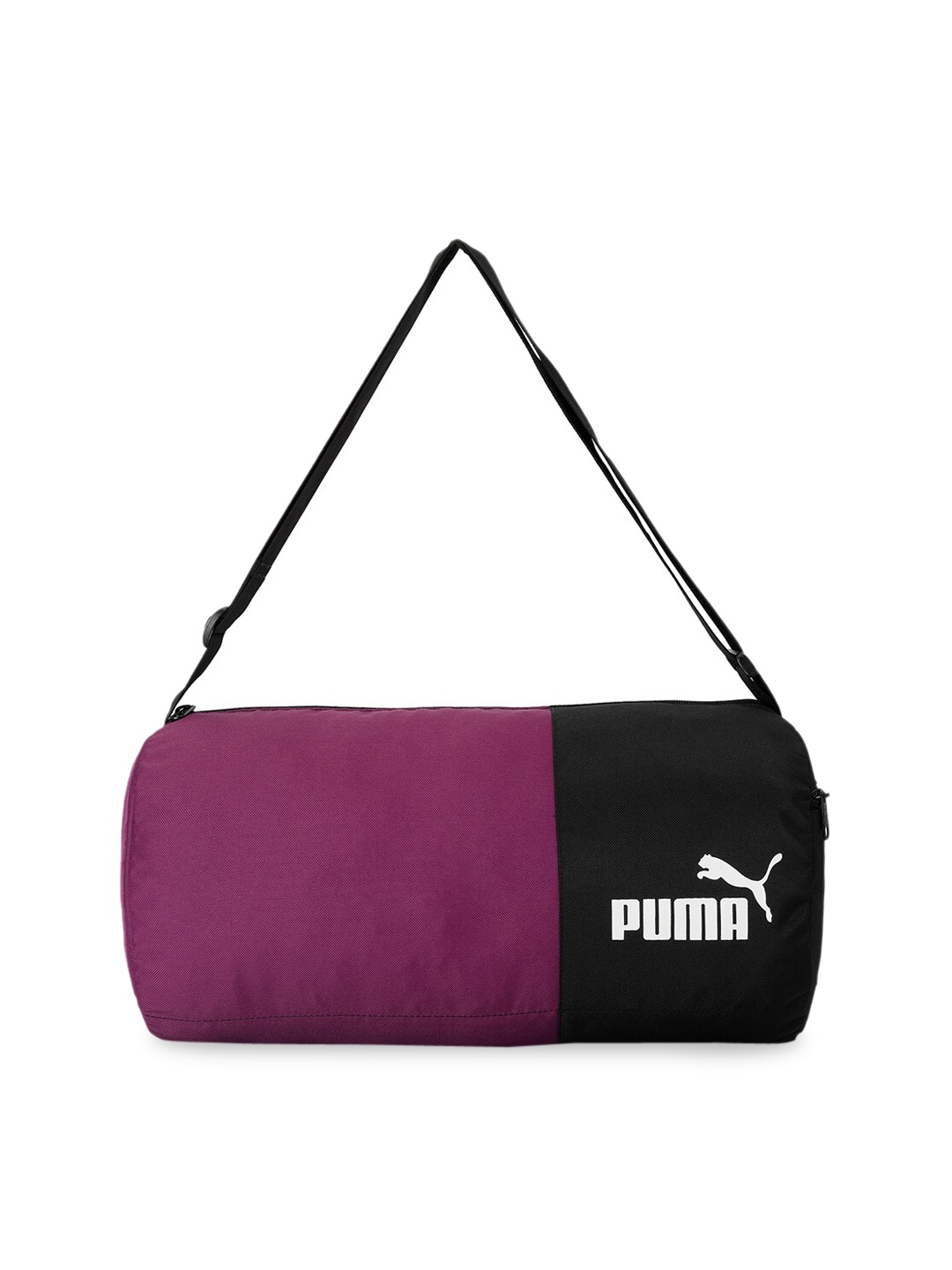

Puma Unisex Purple & Black Colourblocked Gym Duffle Bag