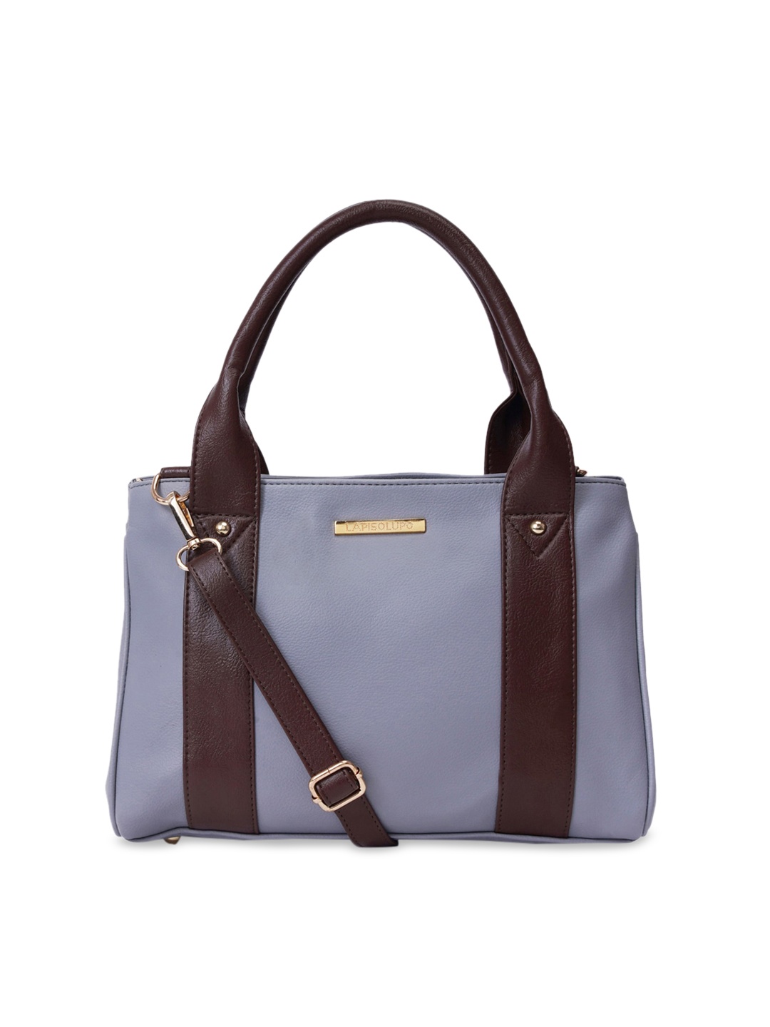 

Lapis O Lupo Grey Solid Handheld Bag