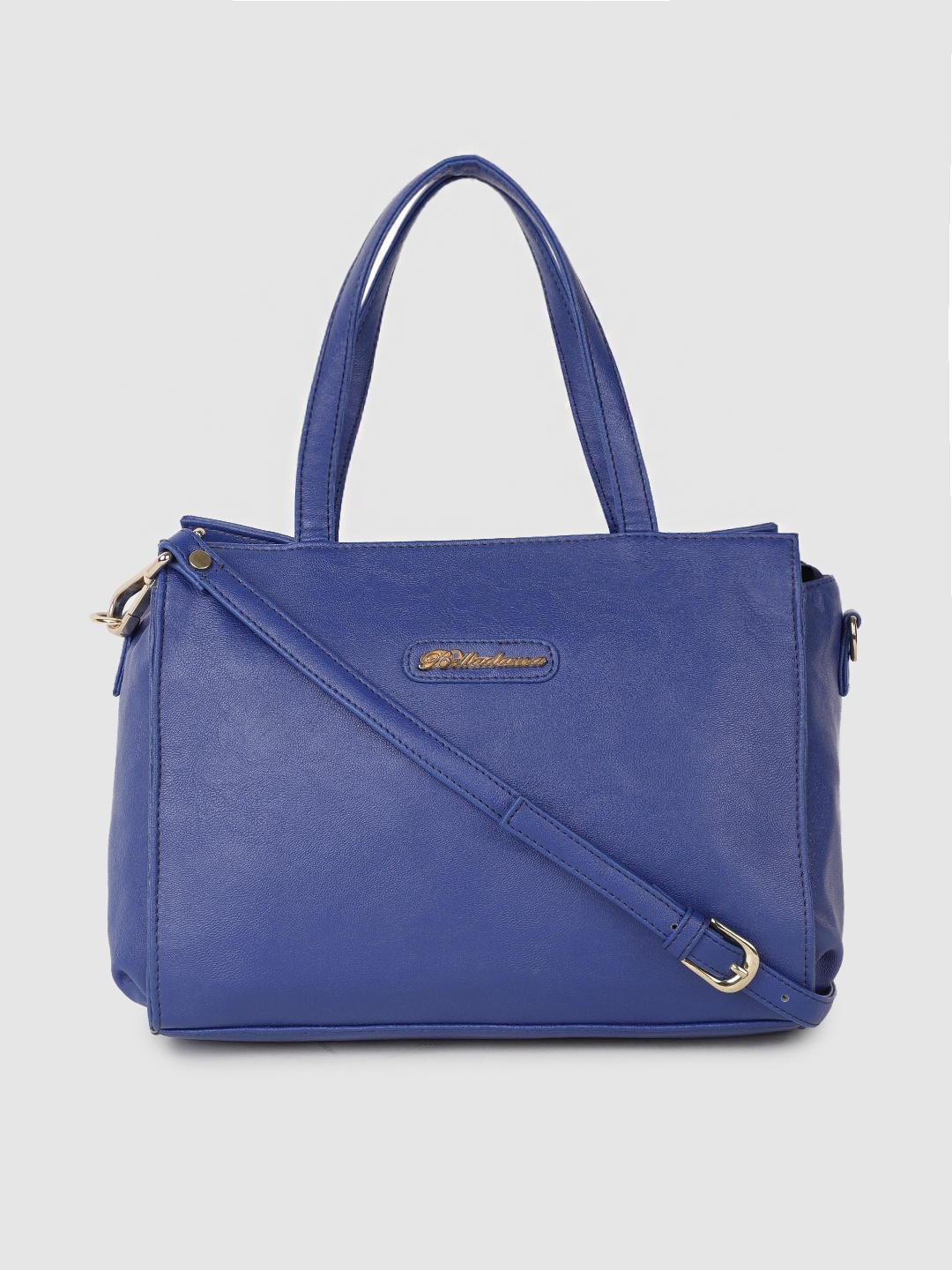 

BELLADAMA Blue Structured Handheld Bag