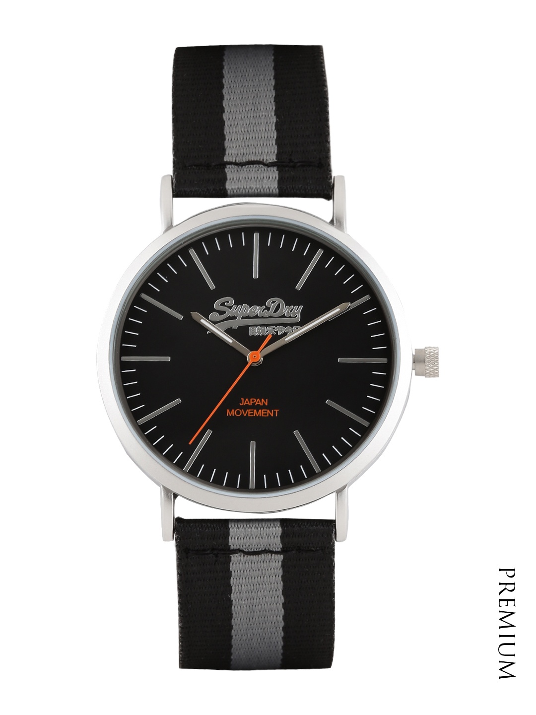 

Superdry Men Black Dial Oxford Watch SYG183BE