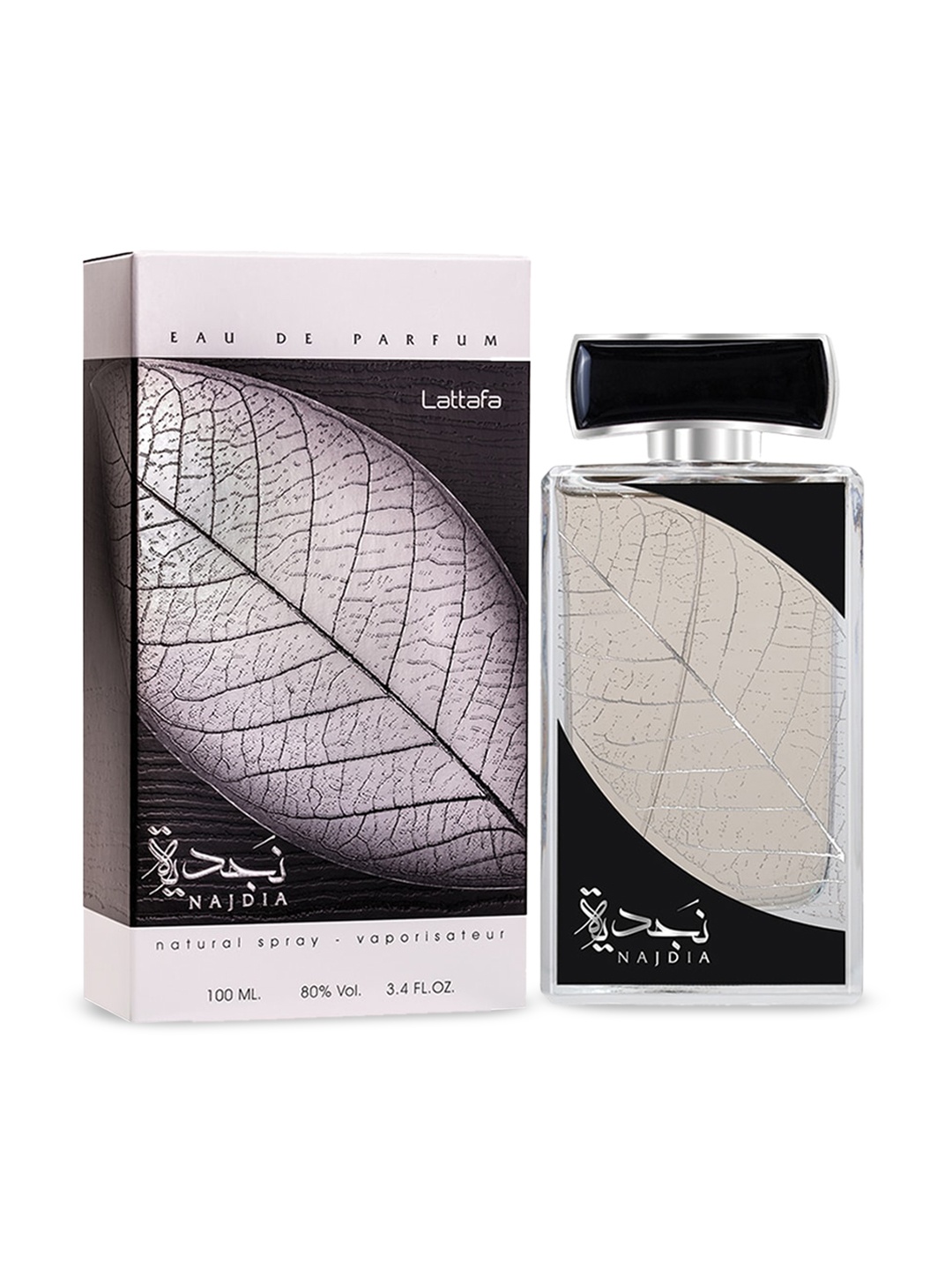 

Lattafa Men NAJDIA Eau De Parfum 100ml, White