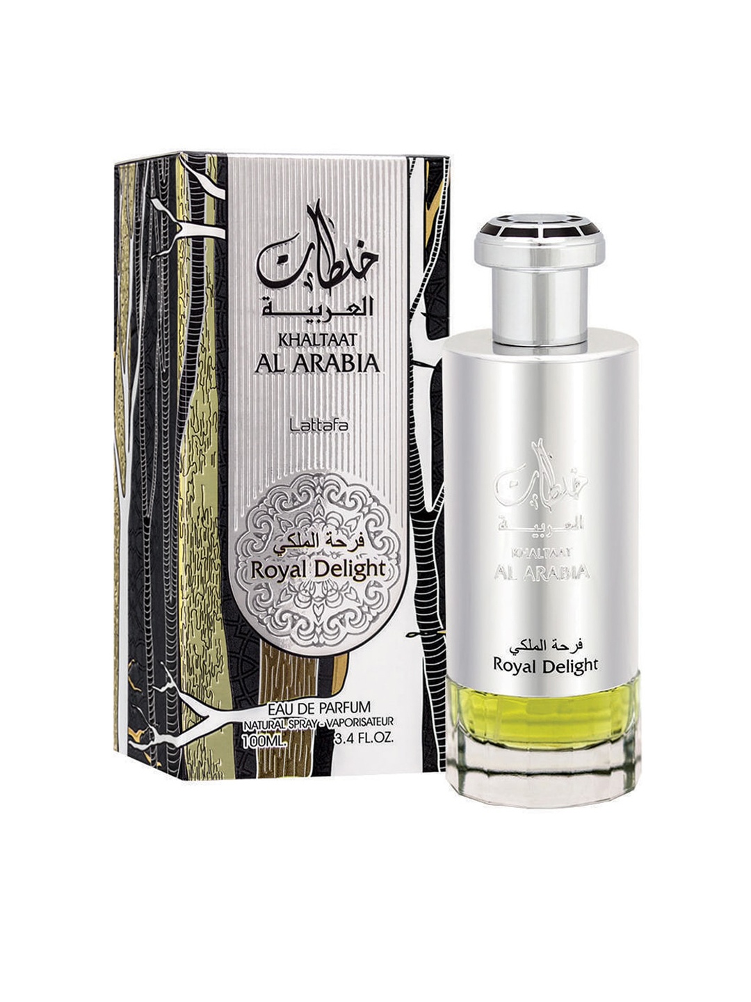 

Lattafa Unisex Khaltaat Al Arabia Royal Delight Eau De Parfum 100ml, White