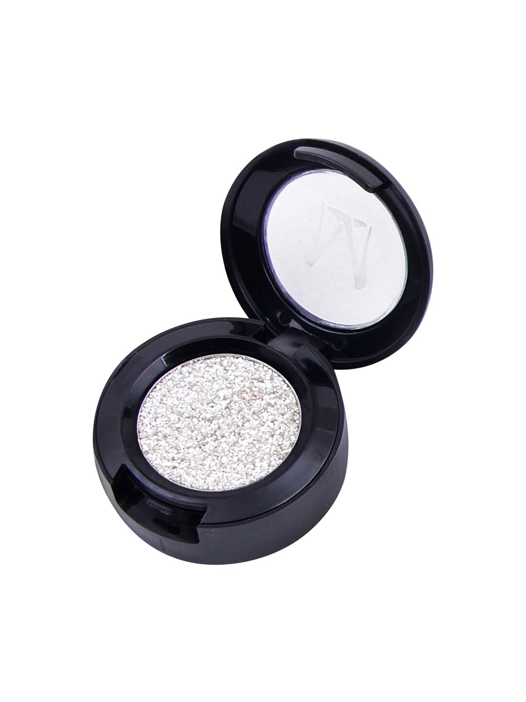 

MISS ROSE Brown Single Color Shinning Glitter Glow Pigment Eyeshadow, Silver