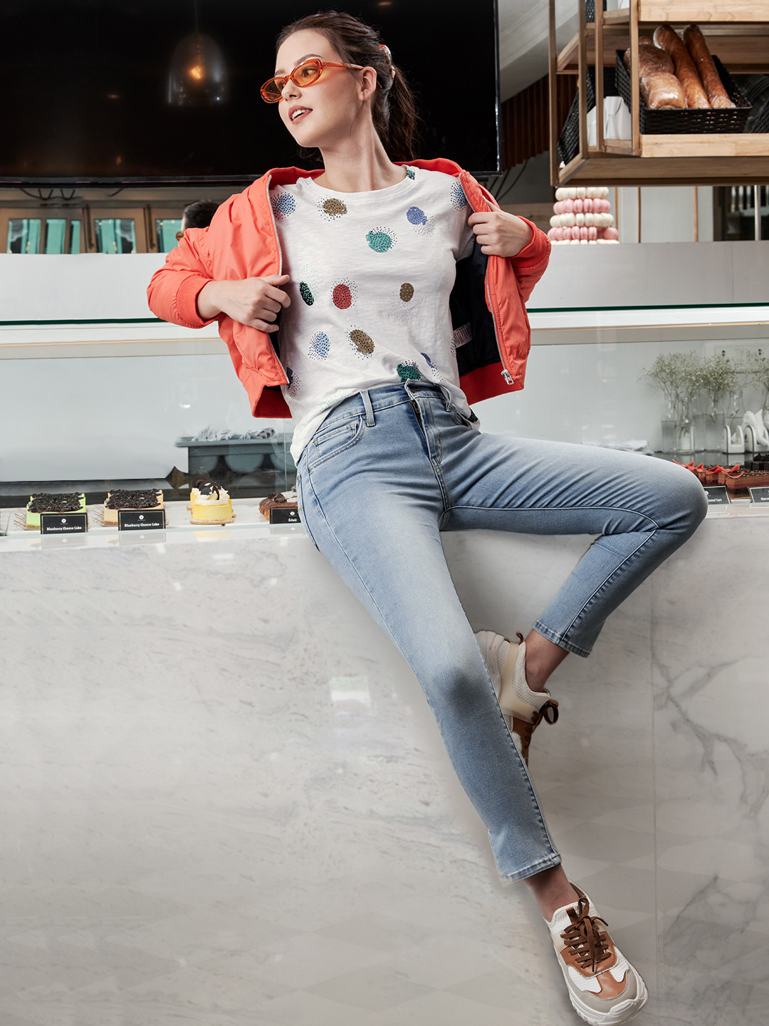 

Levis Women Blue Super Skinny Fit Mid-Rise Clean Look Sustainable Jeans