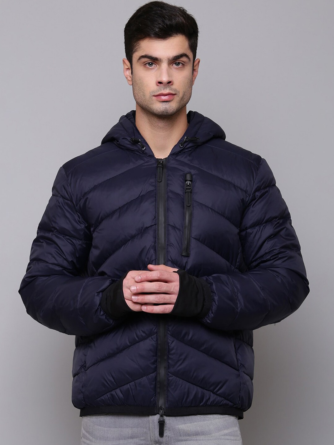 

Antony Morato Men Blue Puffer Jacket
