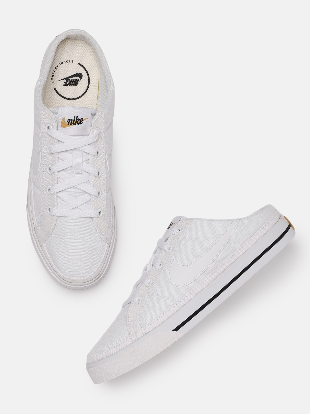 

Nike Women White COURT LEGACY MULE Sneakers