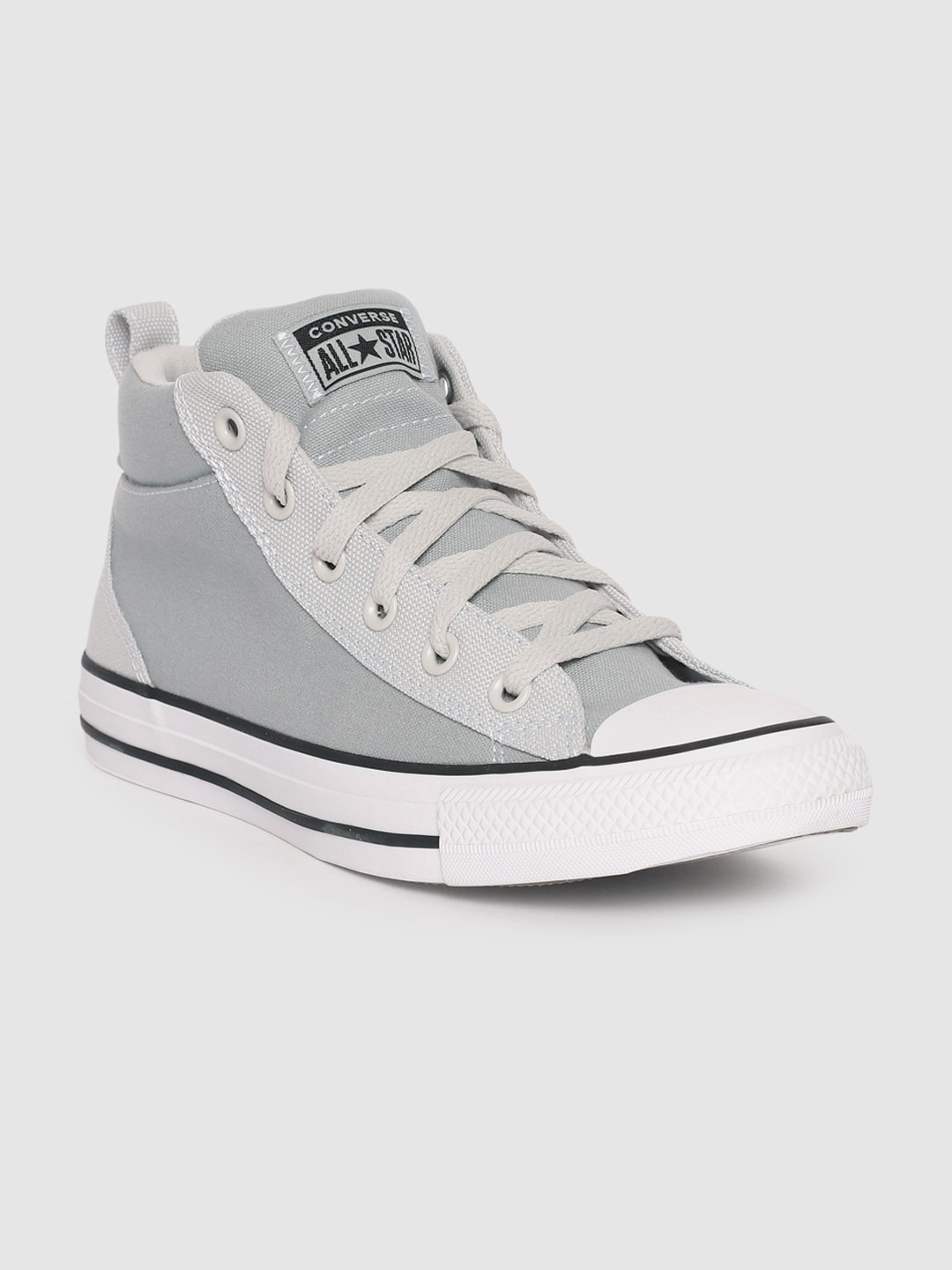 

Converse Unisex Grey Mid-Top Sneakers