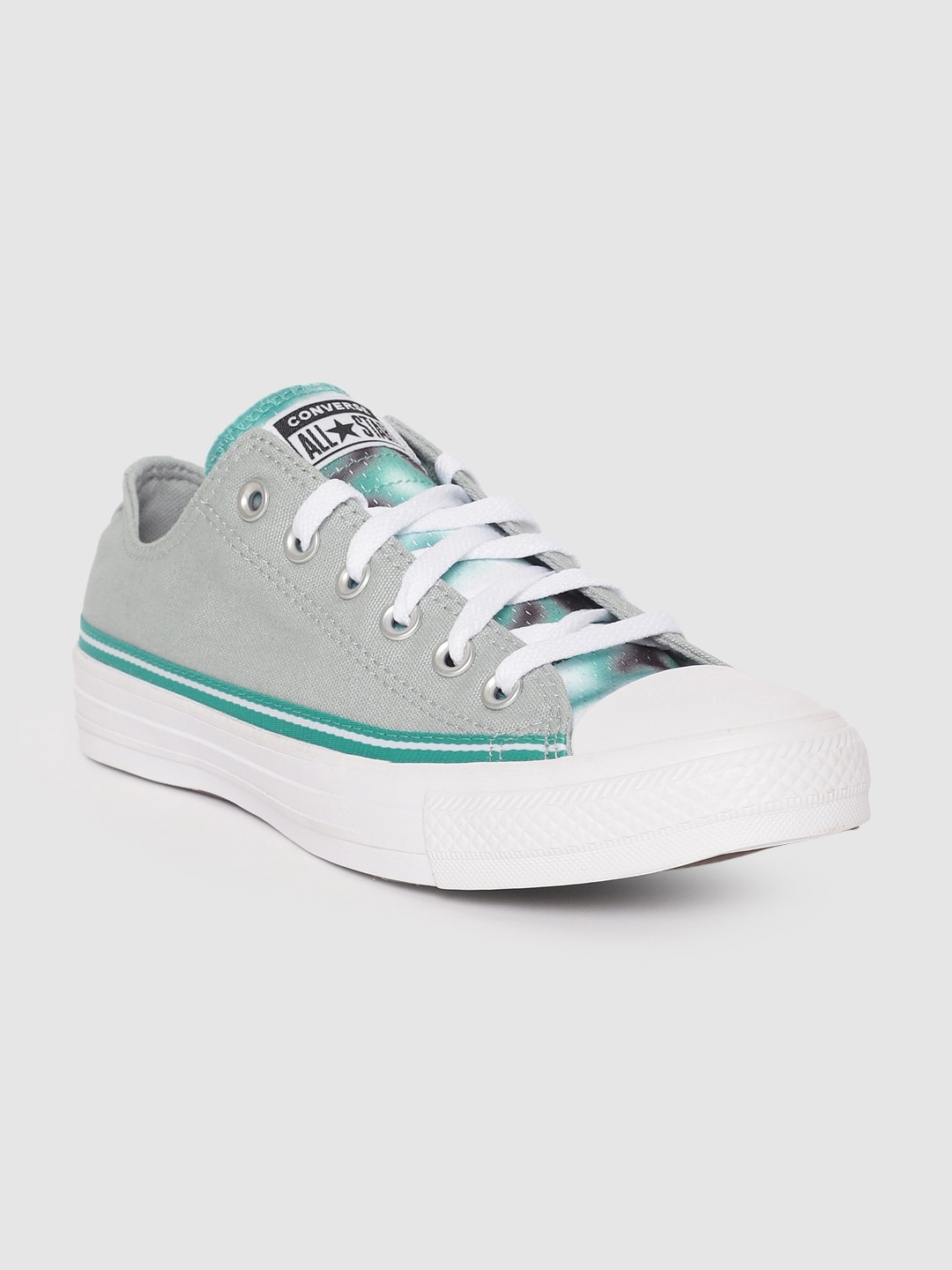 

Converse Unisex Grey Solid Sneakers