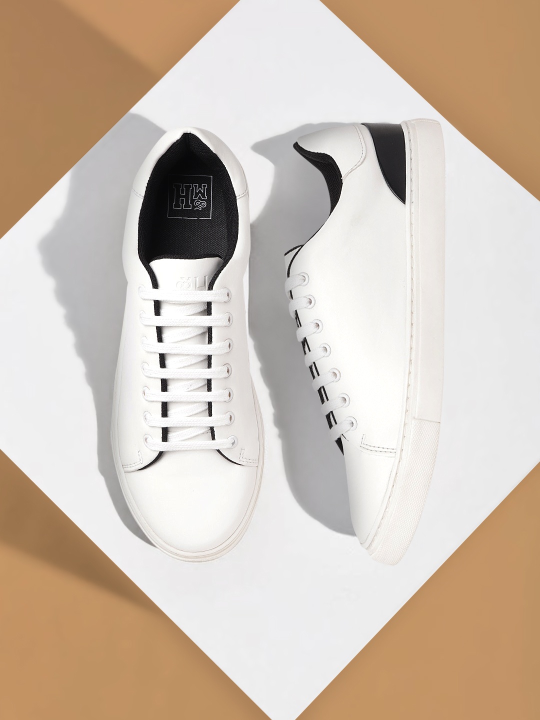 

Mast & Harbour Men White Solid Sneakers