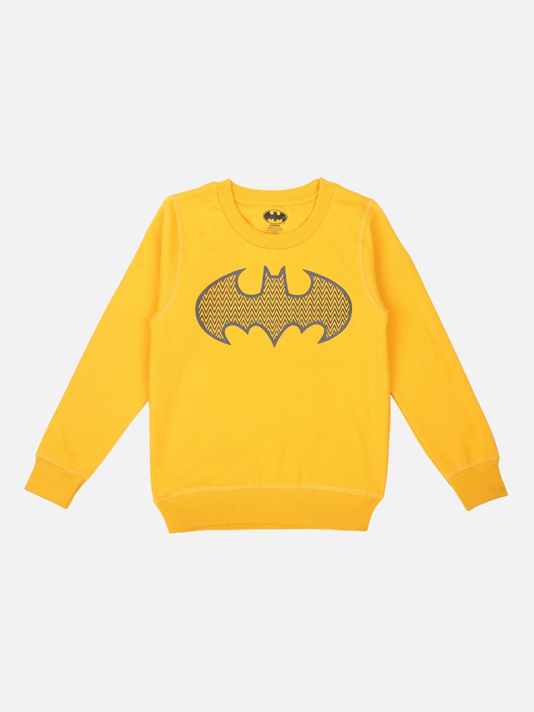 

Kids Ville Batman featured Yellow Sweatshirt for Boys