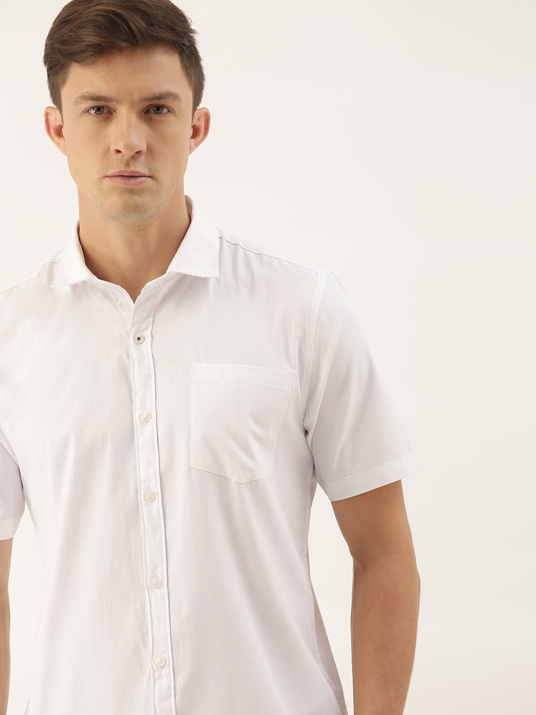 

INVICTUS Men White Slim Fit Casual Shirt