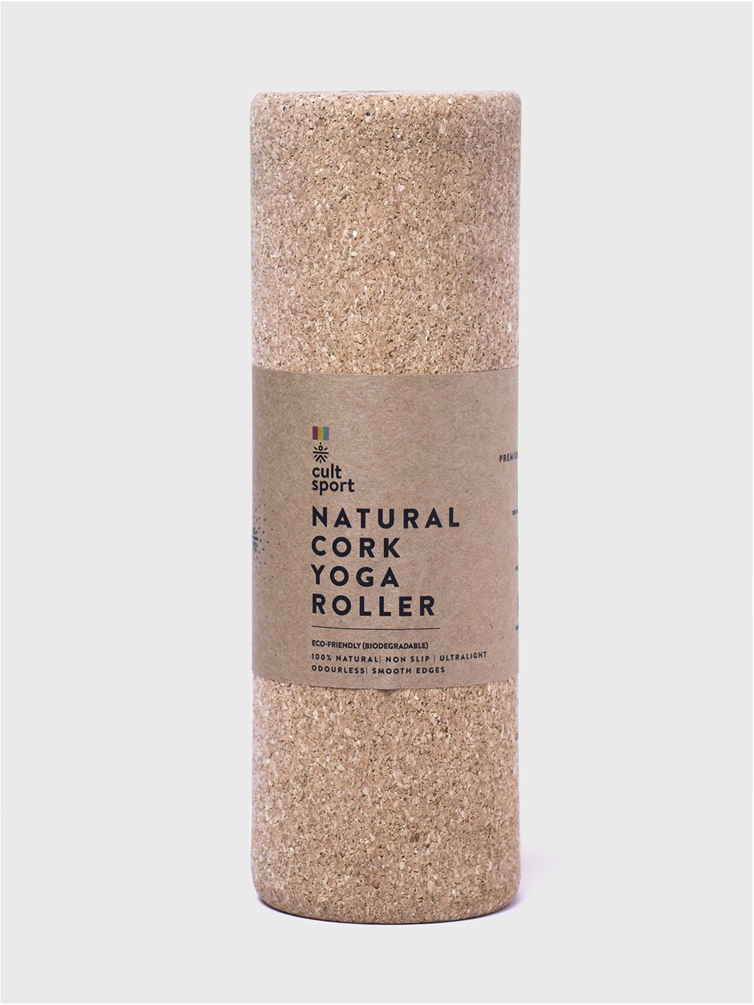 

Cultsport Unisex Tan Brown Eco-Friendly Cork Recovery Roller