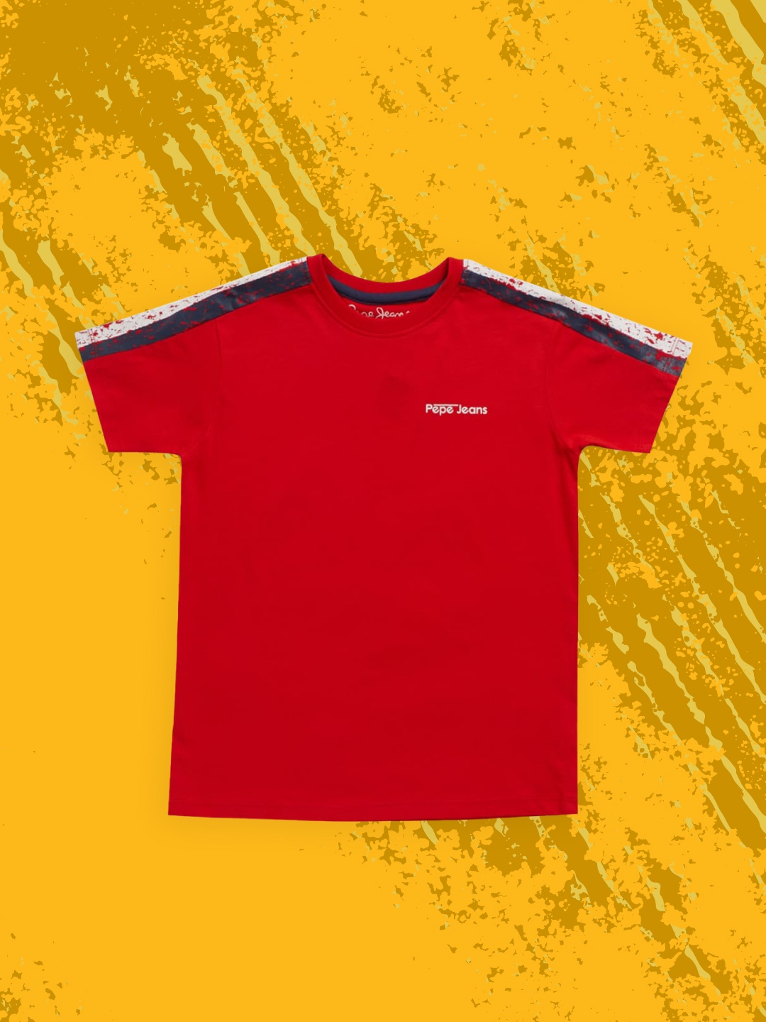 

Pepe Jeans Boys Red Solid Round Neck T-shirt