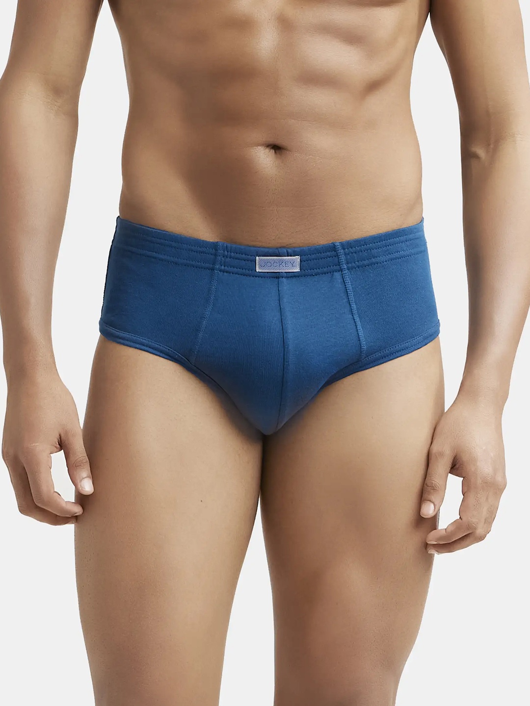 

Jockey Combed Cotton Rib Brief with StayFresh Treatment-1009, Teal