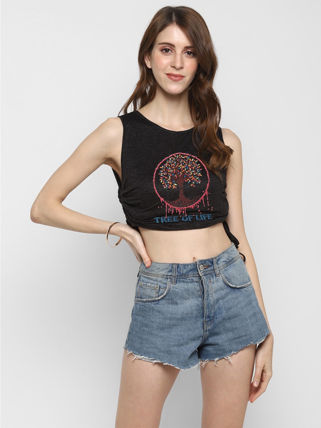 

Taurus Women Black Solid Top