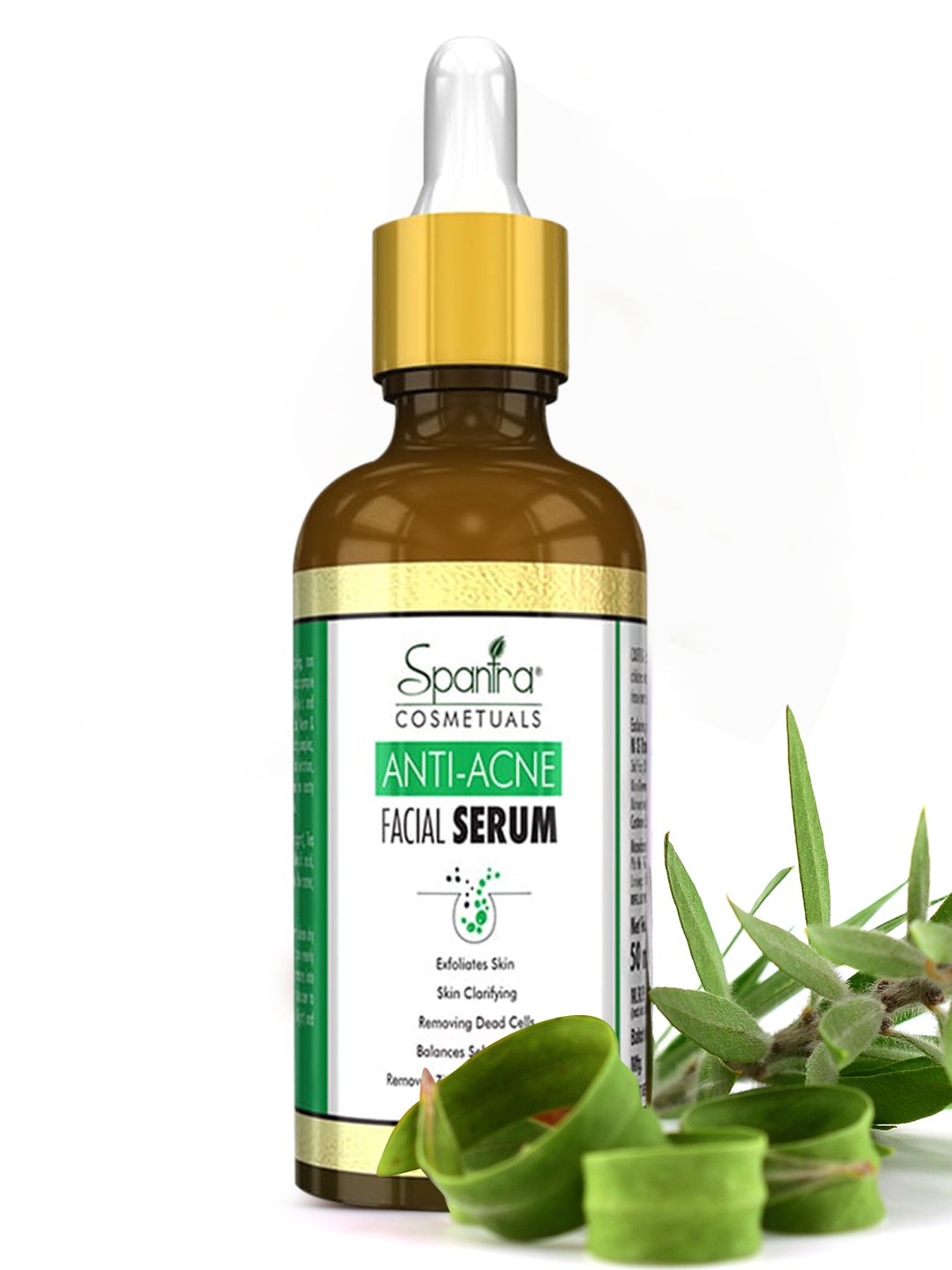 

Spantra Unisex Green Anti Acne Facial Serum for Pimple and Acne prone Skin 50 ml