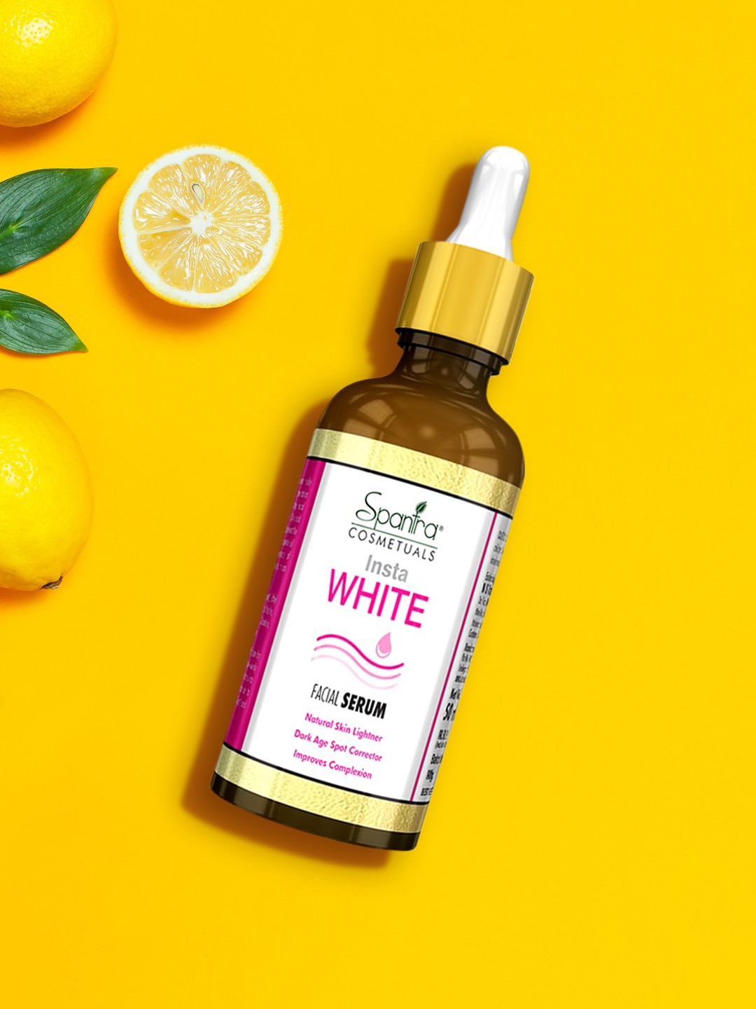 

Spantra Insta White Facial Serum Suitables Every Skin Type 50ml, Pink