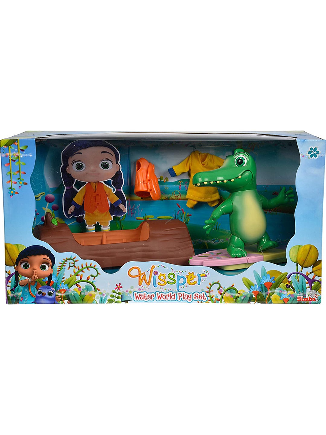 

Wissper Unisex Kids Green & Purple Water World Play Set