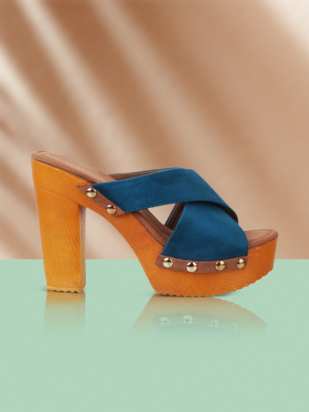 

Catwalk Women Blue Solid Suede Block Heels