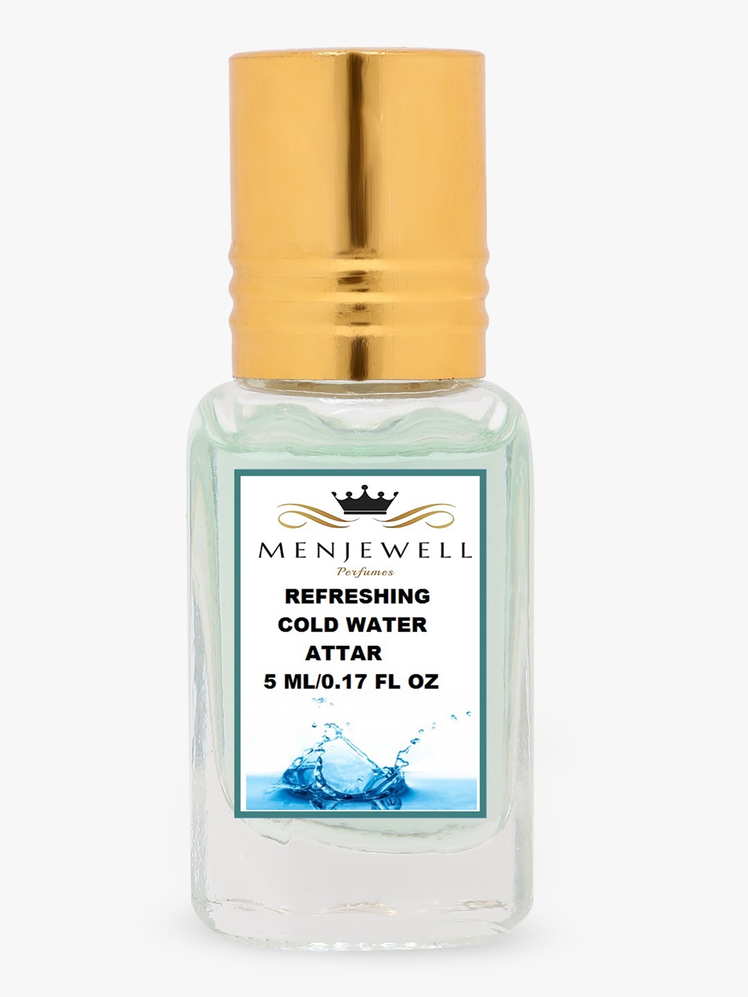 

Menjewell Refreshing Cold Water Attar 5ml, White