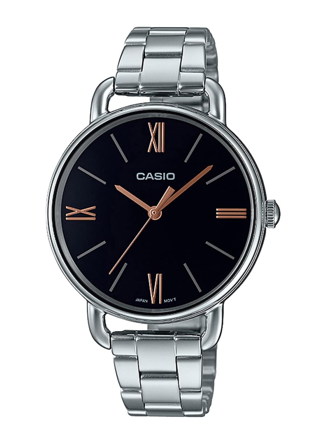 

CASIO Enticer Ladies Black Analogue Watch A1803
