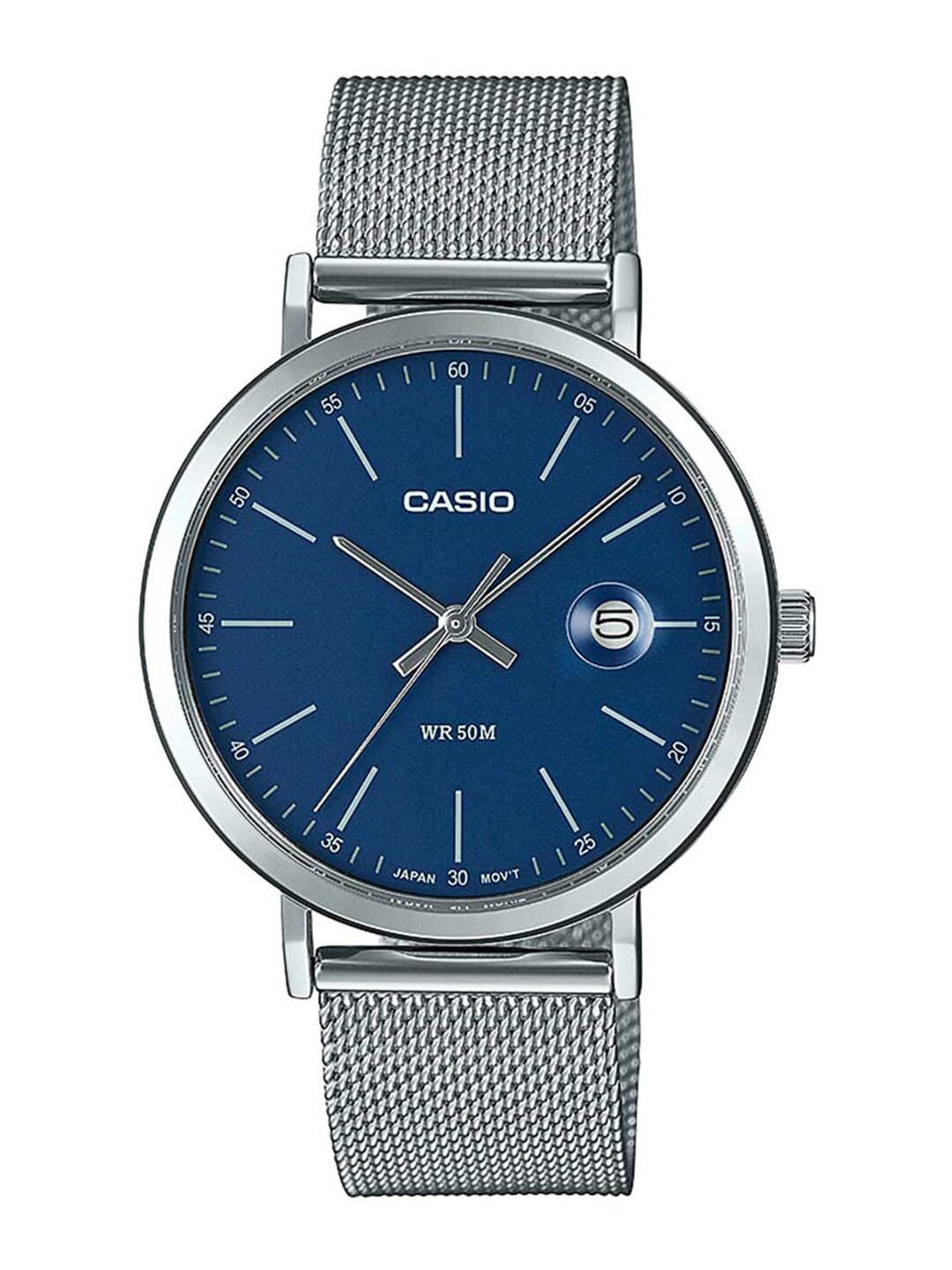 

CASIO Men Navy Blue Analogue Watch A1828