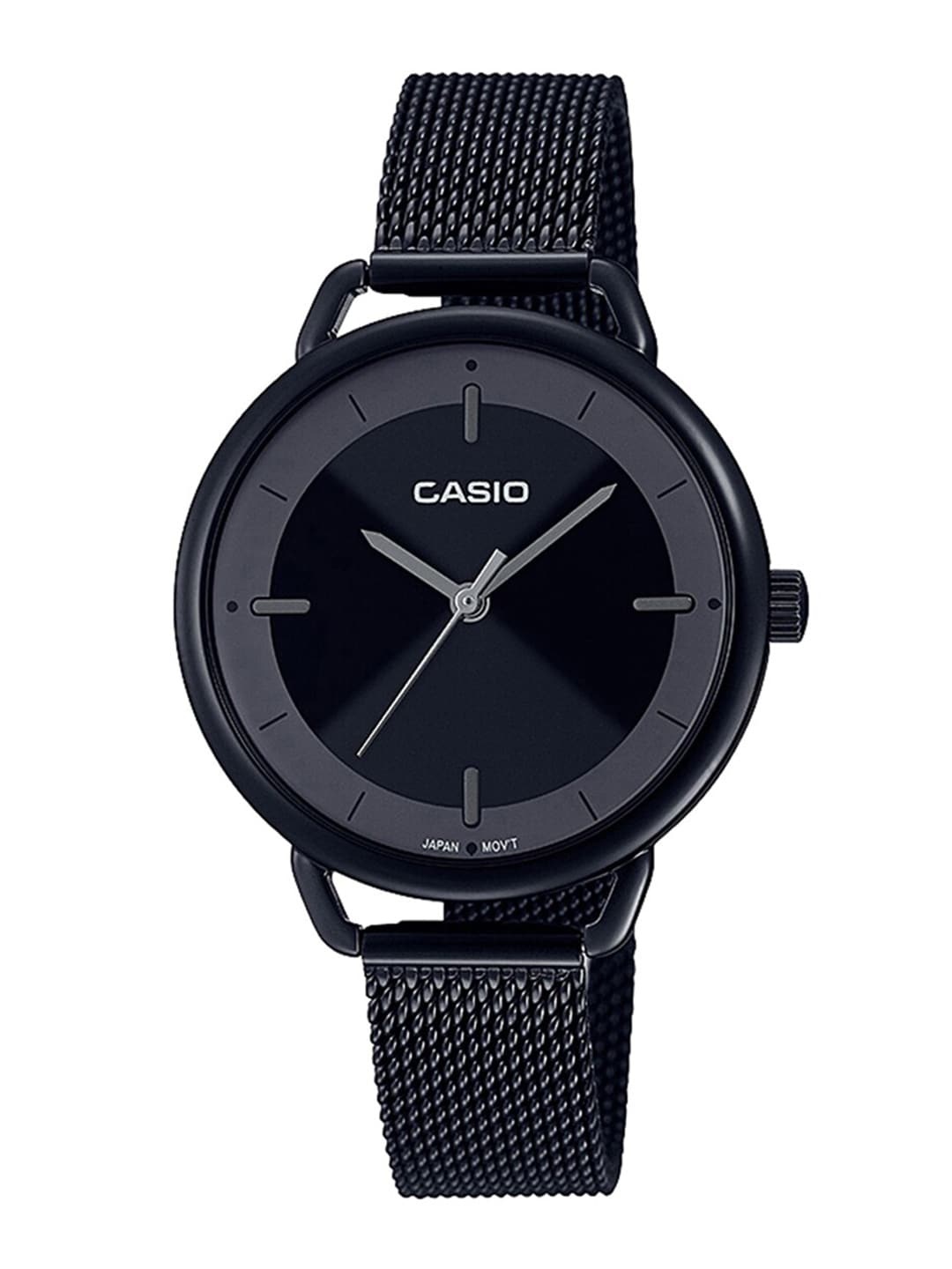 

CASIO Enticer Ladies Black Analogue Watch A1798