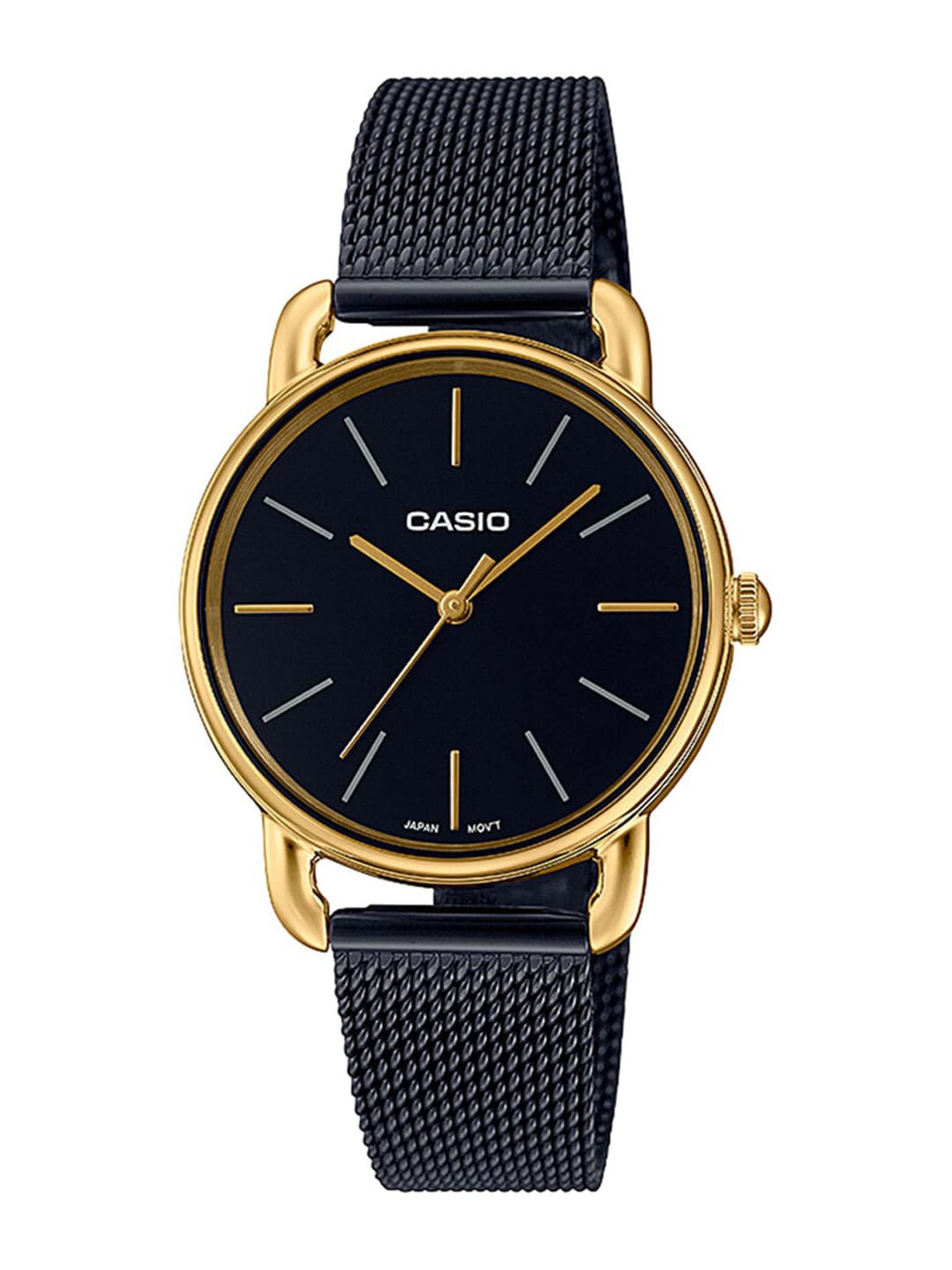 

CASIO Enticer Ladies Black & Gold-Toned Analogue Enticer Watch A1793