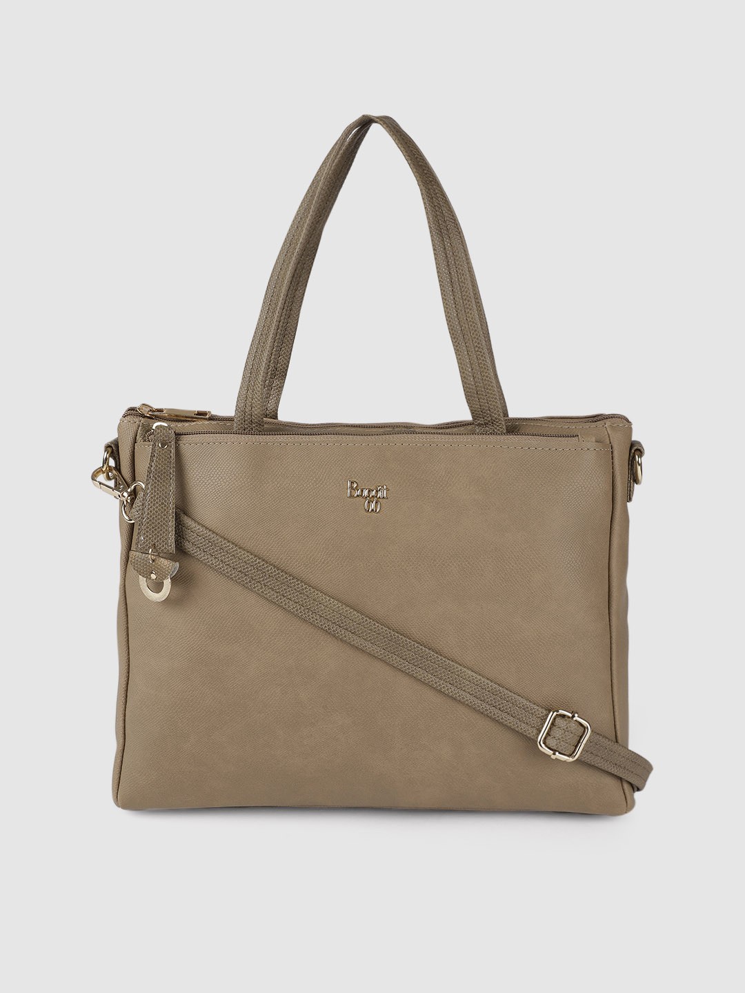 

Baggit Beige Solid JUDAS TRIVAGO 5 Handheld Bag