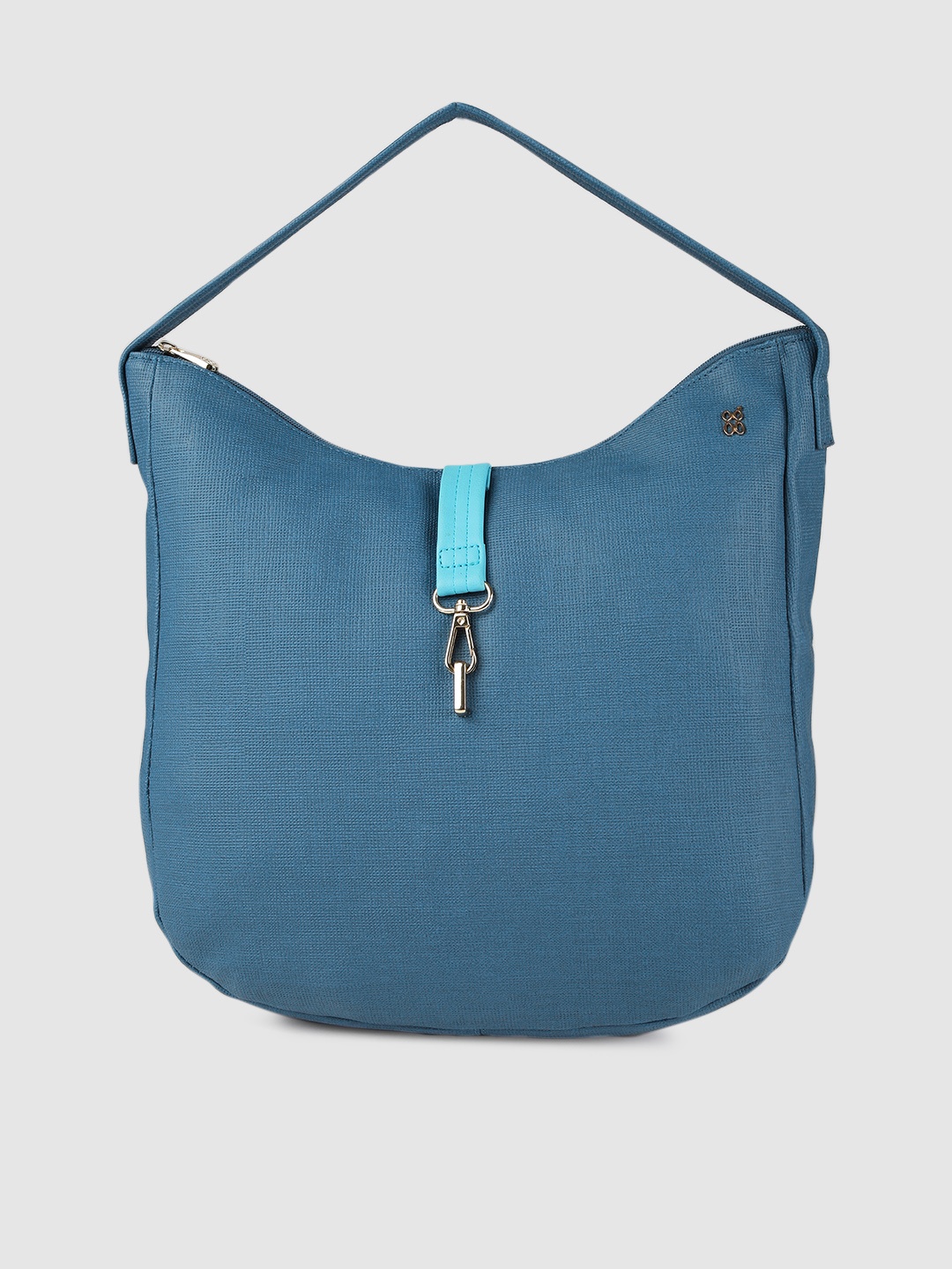 

Baggit Blue Solid Hobo Bag