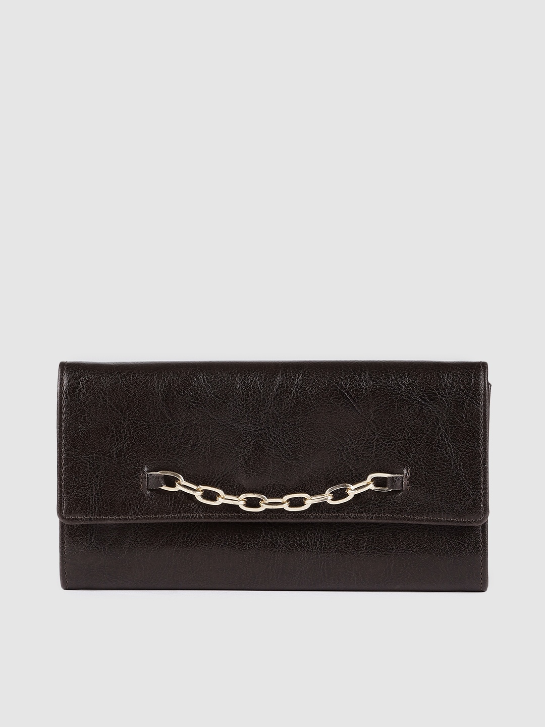

Baggit Women Brown Solid Two Fold Wallet