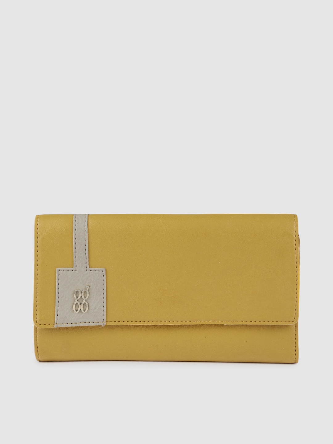 

Baggit Women Yellow Solid Three Fold Wallet